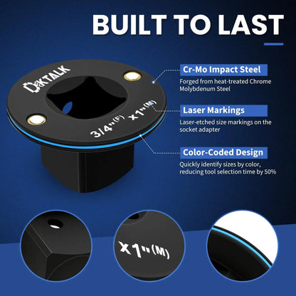 2026 Upgraded Low Profile Impact Socket Adapter Set