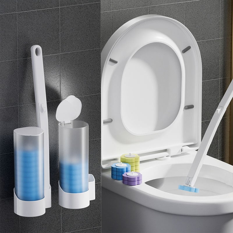 🚽💦Hands-Free Cleaning Gadget🧽Disposable toilet cleaning tool