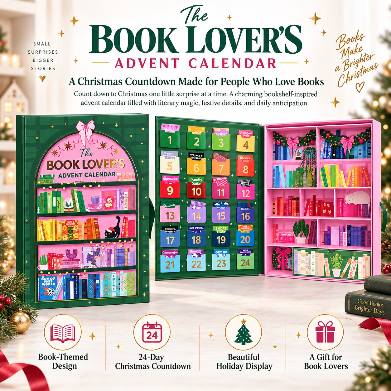 📚 🎄The Book Lover's Advent Calendar - 🎁 A Christmas Countdown Made for People Who Love Books ❤️