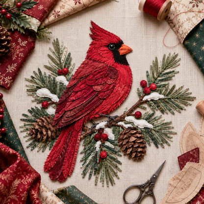 🎄🎅Christmas Patchwork Fabric DIY Decor Kit