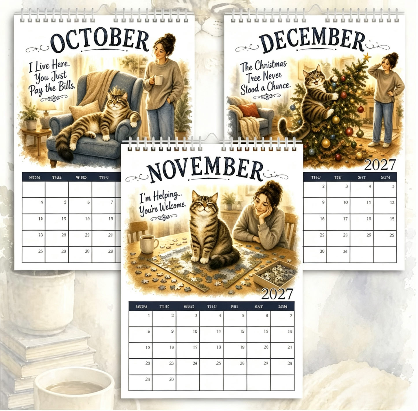 A Cats Life 2027 Calendar