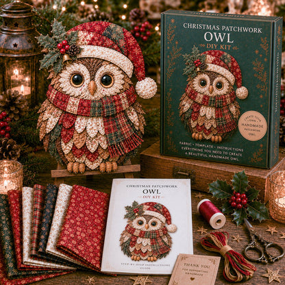🎄🎅Christmas Patchwork Fabric DIY Decor Kit