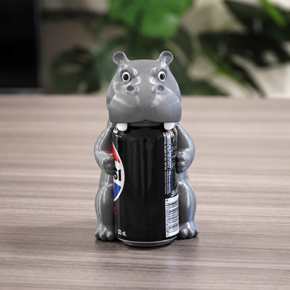 Fun Animal Can Cover | 3D-Printed Drink Can Dust Cover for Soda Cans, Parties, Camping & Fun Gifts