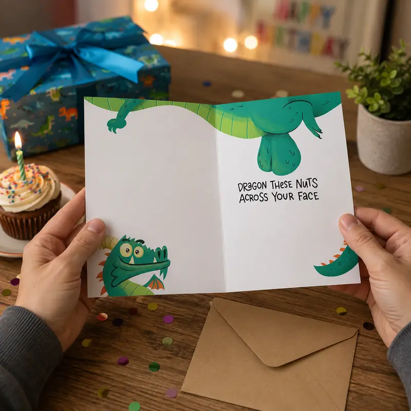 I Heard You Like Dragons | Funny Birthday Card