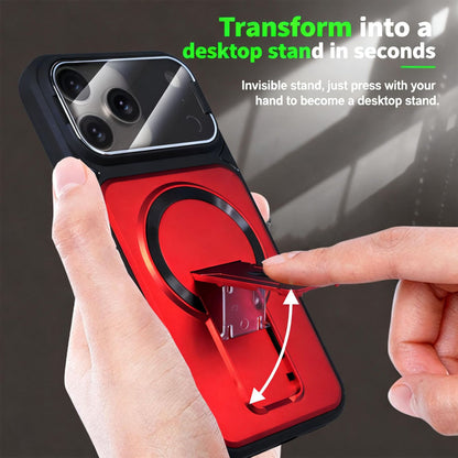 Multifunctional Lens Protection Case with Invisible Stand & Camera Protection