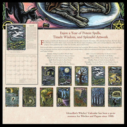 🕯️ 2027 Witches' Calendar – Premium Wall Calendar & Witchy Gift