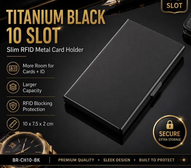 Tyiiplus™ RFID Blocking Metal Card Holder