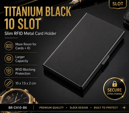 Tyiiplus™ RFID Blocking Metal Card Holder
