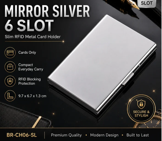 Tyiiplus™ RFID Blocking Metal Card Holder