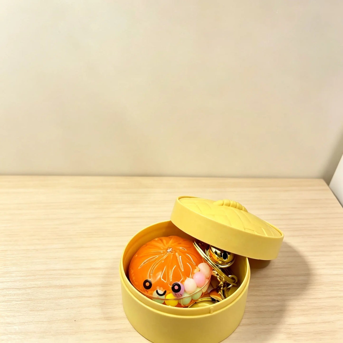 Glow In The Dark Kawaii Bao Bun Keychain