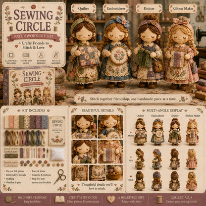 🧵 Tiny Worlds Collection – Patchwork DIY Kit Series