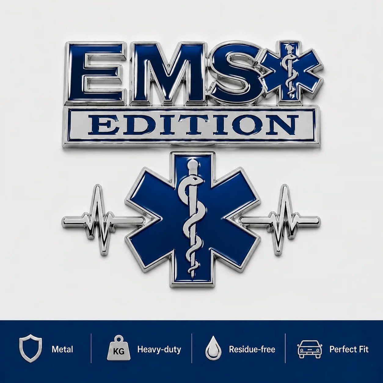 ⚕️EMS Car Emblem Metal Badge