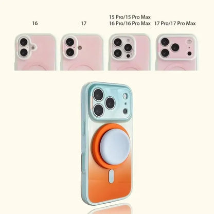TYIIPLUS™ Magnetic Gradient Phone Case with Liquid Stand for iPhone