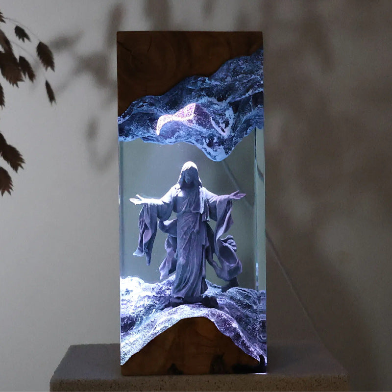 Divine Light™ Jesus Resin Art Lamp