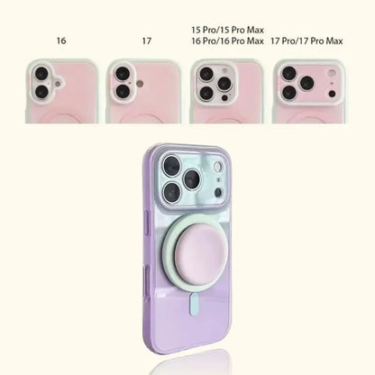 TYIIPLUS™ Magnetic Gradient Phone Case with Liquid Stand for iPhone