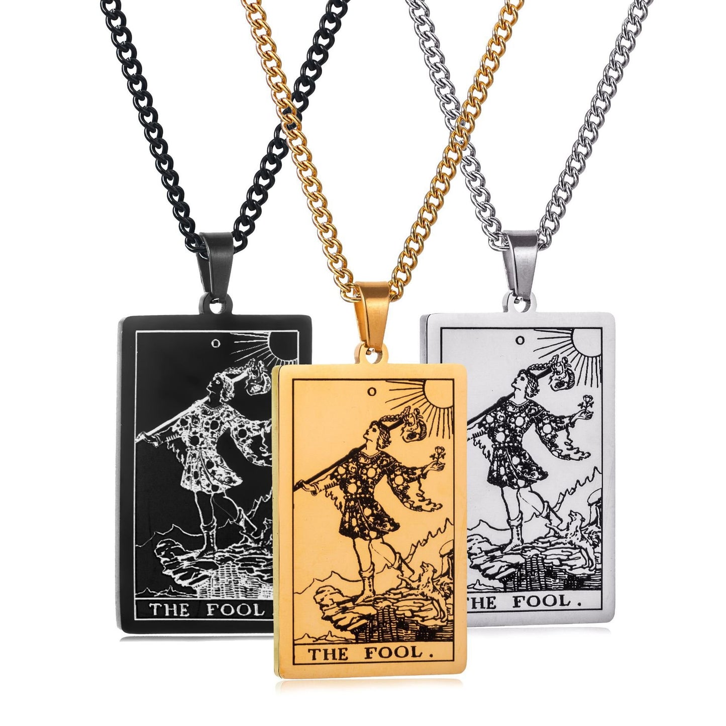 🔮 Mystical Tarot Card Pendant Necklace