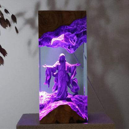 Divine Light™ Jesus Resin Art Lamp