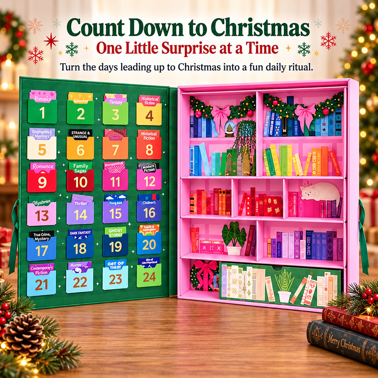 📚 🎄The Book Lover's Advent Calendar - 🎁 A Christmas Countdown Made for People Who Love Books ❤️