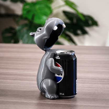 Fun Animal Can Cover | 3D-Printed Drink Can Dust Cover for Soda Cans, Parties, Camping & Fun Gifts
