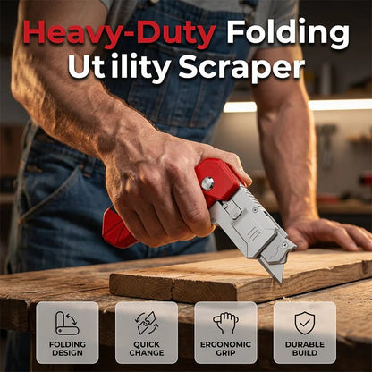 Multi-Functional Heavy Duty Scraper – Sharp blade & ergonomic grip