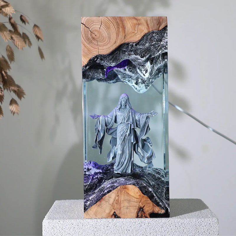 Divine Light™ Jesus Resin Art Lamp