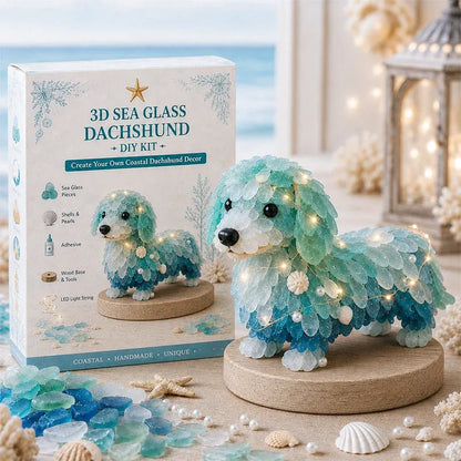 🌊✨ DIY 3D Sea Glass Art Kit – Beginner-Friendly, No Experience Needed | Coastal & Christmas Collection