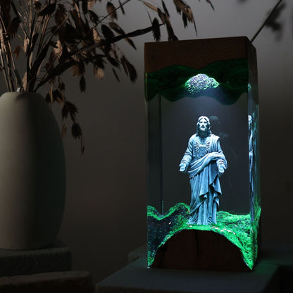Divine Light™ Jesus Resin Art Lamp