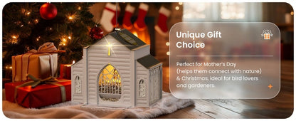 ✝️Church-Shaped Metal Solar Bird Feeder (✨Same as in the video)