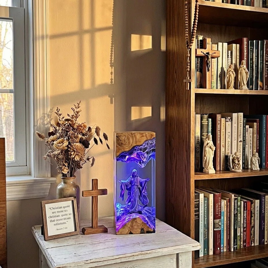 Divine Light™ Jesus Resin Art Lamp