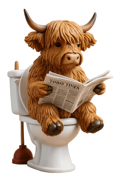 Highland Cow Advent Calendar 2026 – 24-Day Christmas Countdown with Cute Highland Cow Figurines