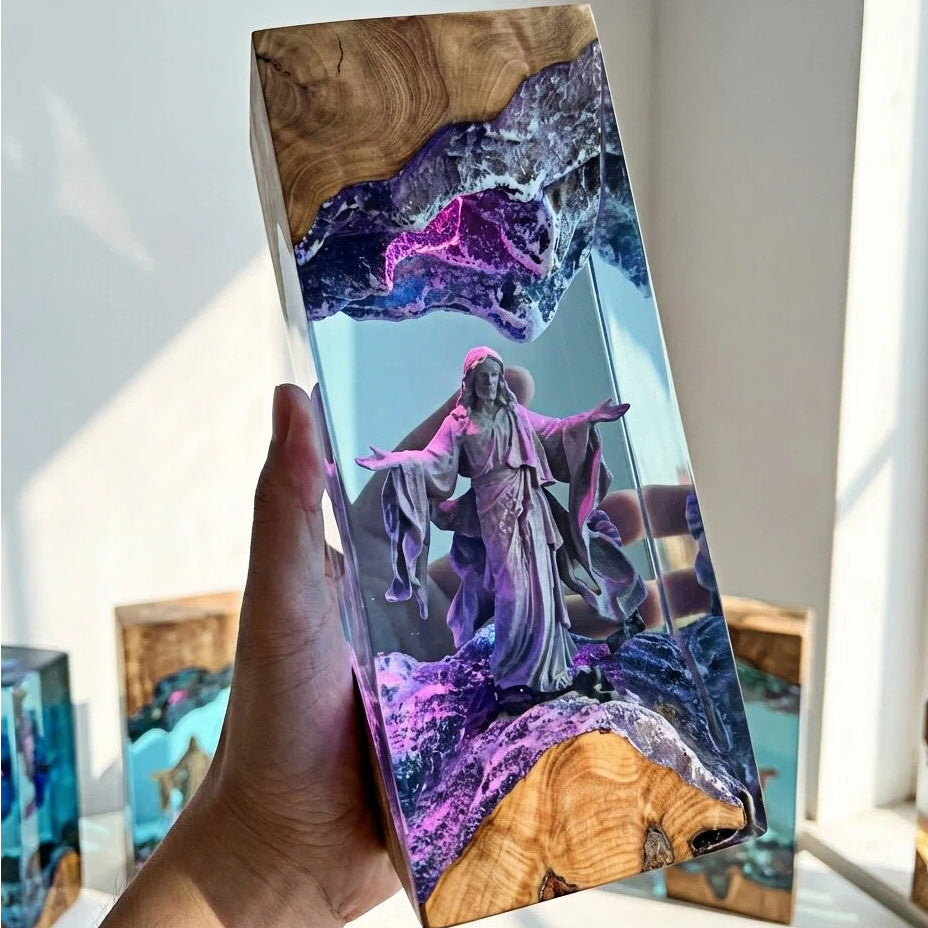 Divine Light™ Jesus Resin Art Lamp