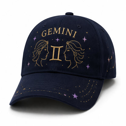 ♈♉12 Zodiac Signs Embroidered Cap Collection – Celestial Hats Made for Every Personality 🧢100% Cotton