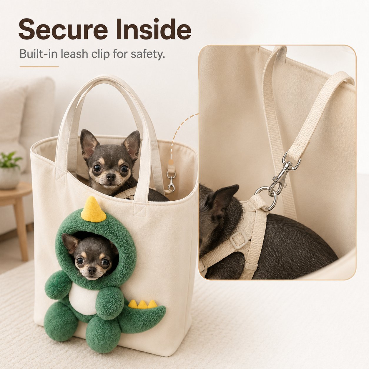 🐾Luxury Hands‑Free Pet Tote Bag