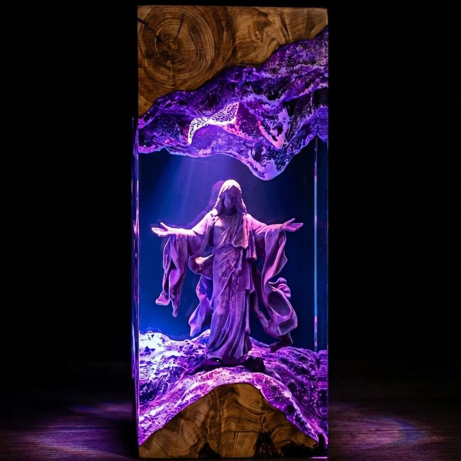 Divine Light™ Jesus Resin Art Lamp