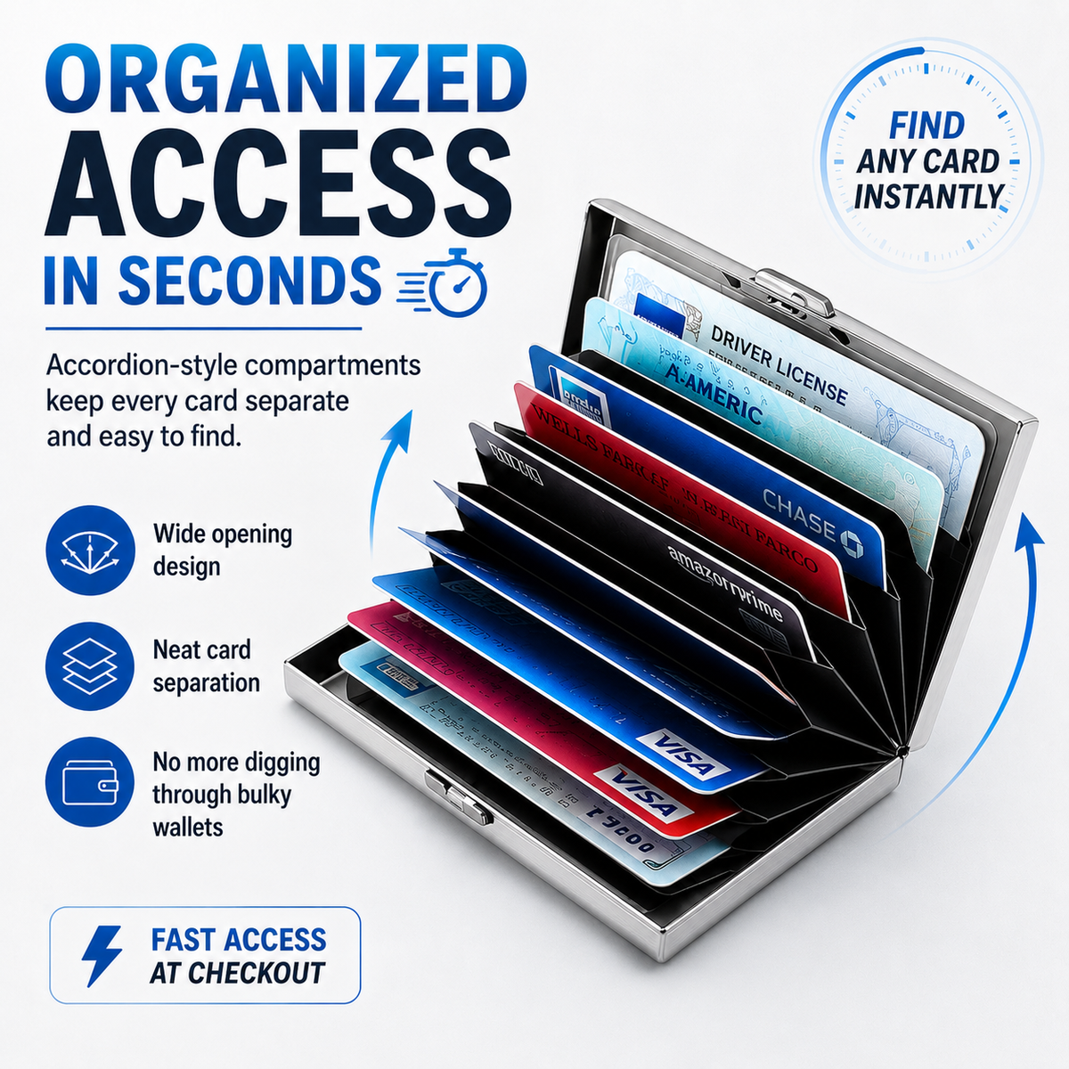 Tyiiplus™ RFID Blocking Metal Card Holder