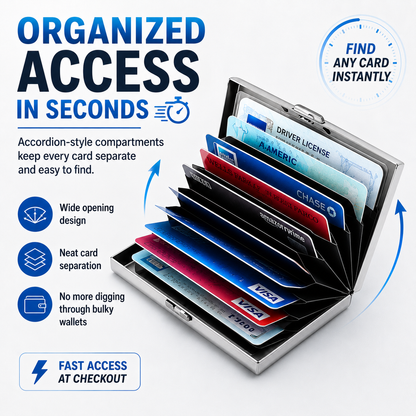 Tyiiplus™ RFID Blocking Metal Card Holder