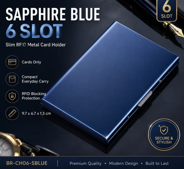 Tyiiplus™ RFID Blocking Metal Card Holder