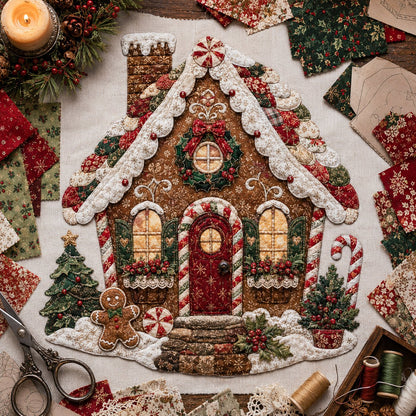 🎄🎅Christmas Patchwork Fabric DIY Decor Kit