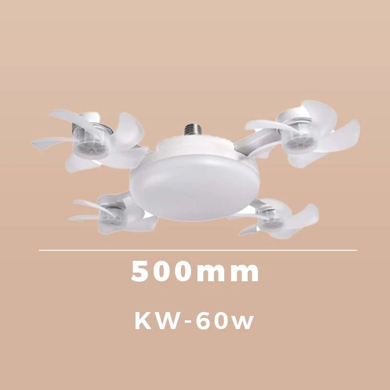 🌀New E27 Socket Ceiling Fan Light – 2‐in‐1 Silent LED Fan with Remote Control, Energy‐Saving Cooling & Lighting Combo for Home Bedroom