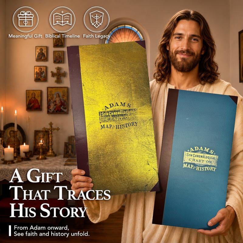 Synchronological History Chart – 6,000 Years of Biblical & World Events in One Fold-Out Timeline