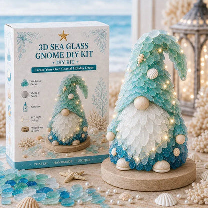 🌊✨ DIY 3D Sea Glass Art Kit – Beginner-Friendly, No Experience Needed | Coastal & Christmas Collection