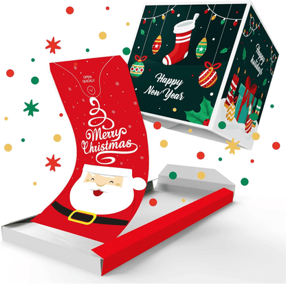 ✨Exploding Confetti Surprise Card – Pop-Up Joy in Every Envelope 🎄✨