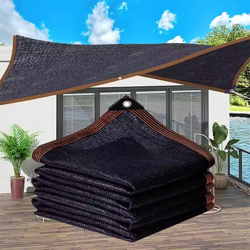 UV-Resistant Shade Net with Grommets