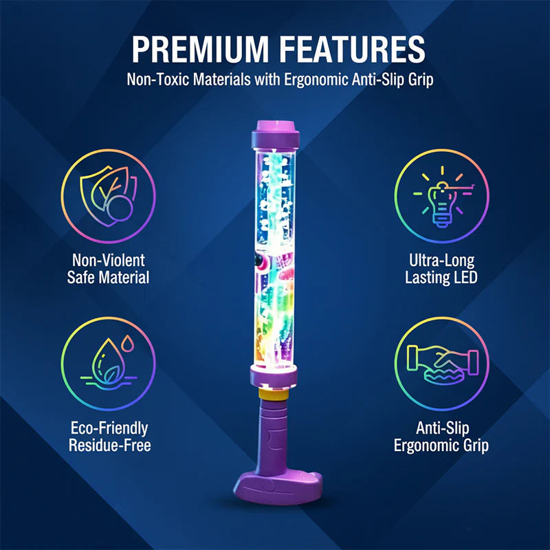 LED rainbow water gun