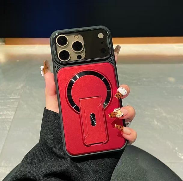 Multifunctional Lens Protection Case with Invisible Stand & Camera Protection