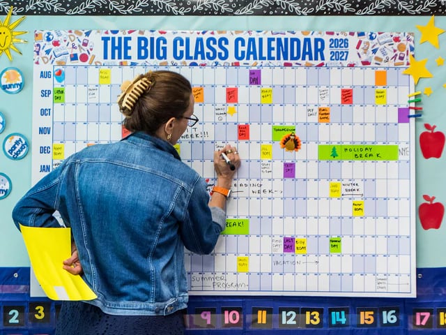 📚 Back-to-School Sale📅The Big Class Calendar - Academic Year 2026-2027