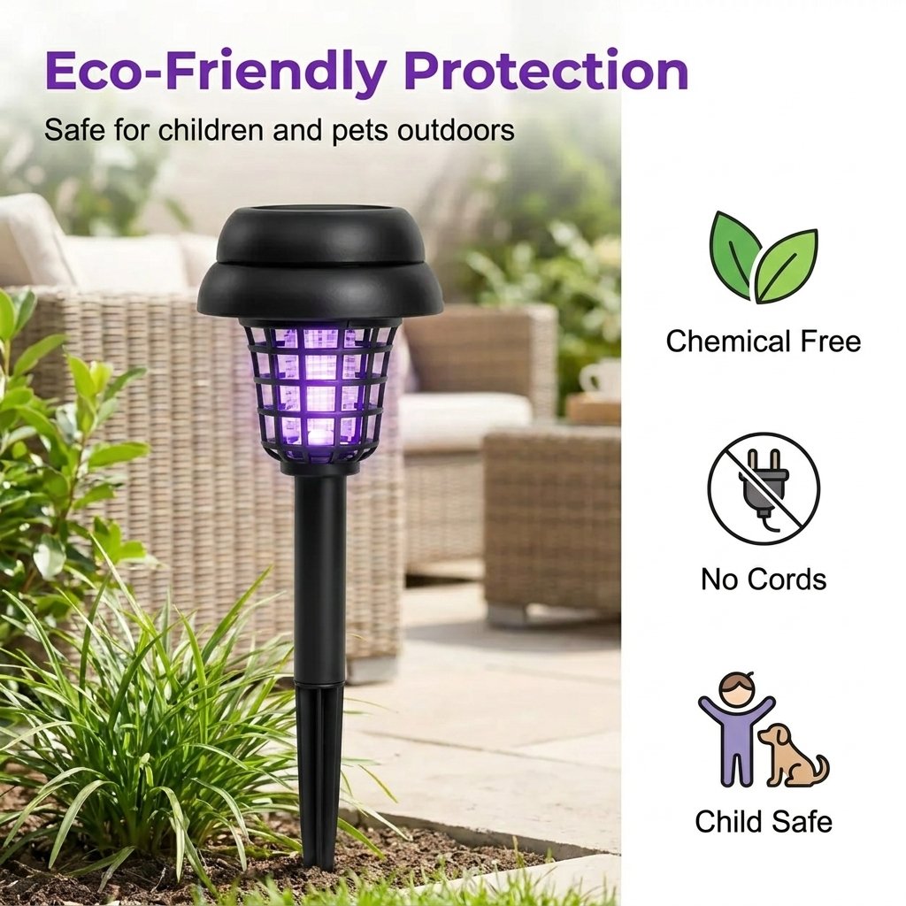 Solar Mosquito Zapper Path Light
