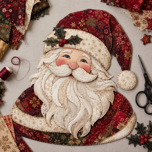 🎄🎅Christmas Patchwork Fabric DIY Decor Kit