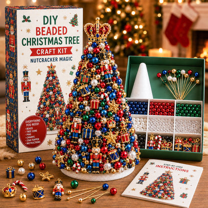🎄✨ DIY Beaded Christmas Tree Craft Kit