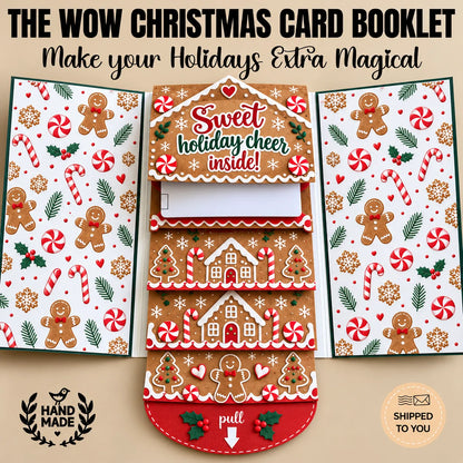 🎅🎁 New 2026 Waterfall Christmas Gift Card Booklet
